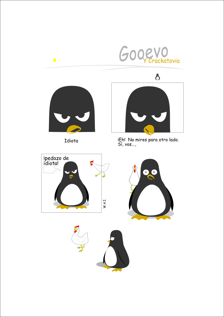 Tira cómica - Gooevo y Crackatovia.