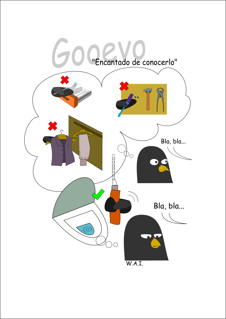 Gooevo - Tira cómica - Encantado de conocerlo